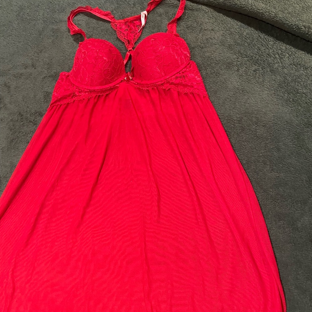 Red Babydoll Lingerie XL